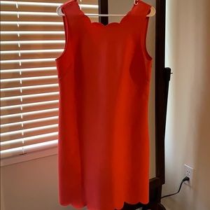 J Crew scalloped dress